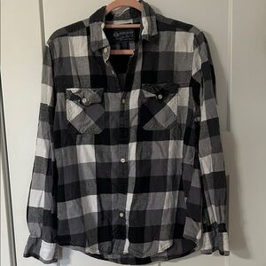 American Rag Monochrome Plaid Shirt